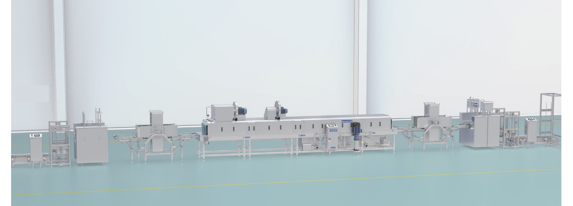 Automatic Box/Tray Washing Line