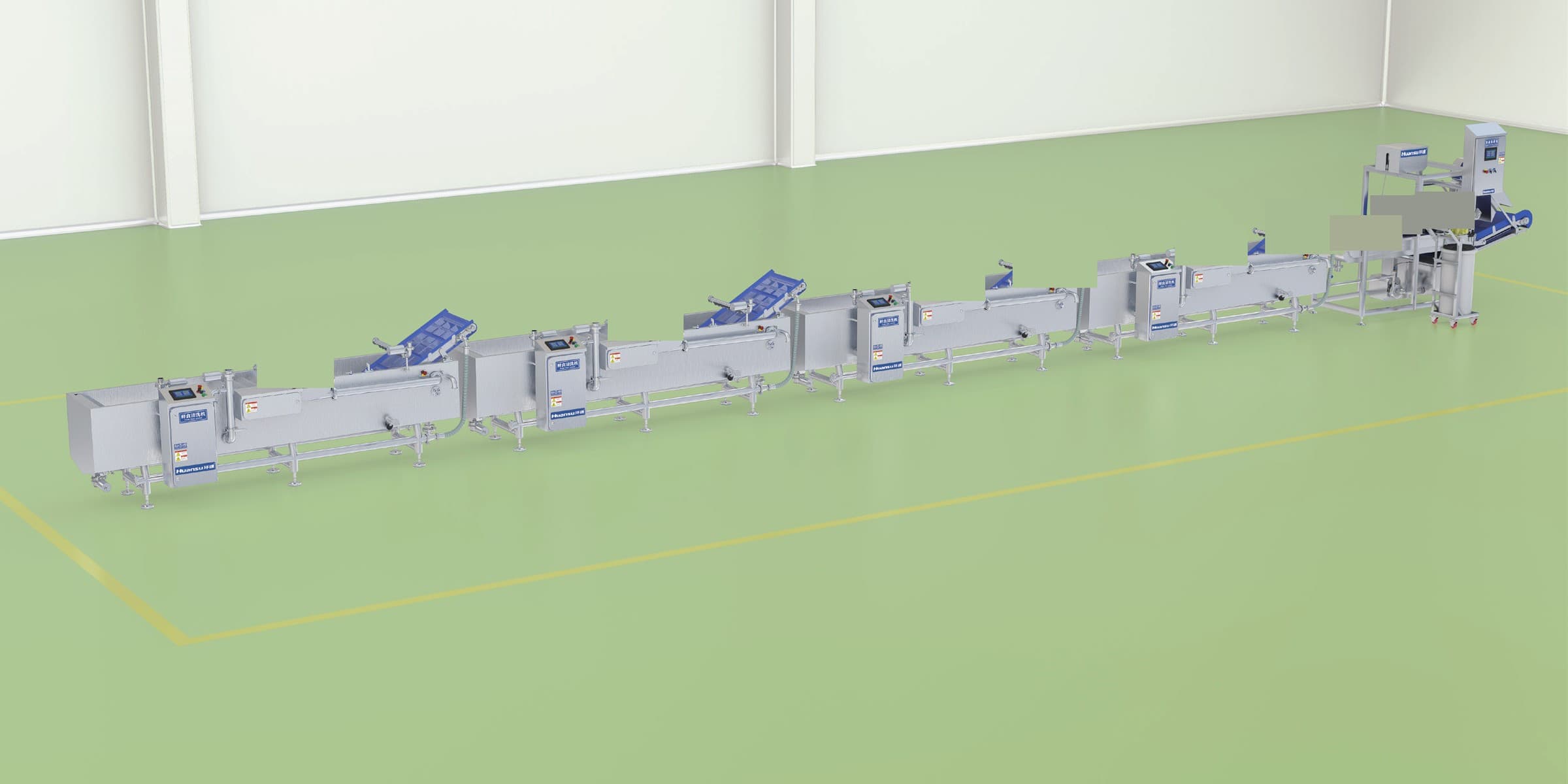 Vegetable & Fruit Washing Line