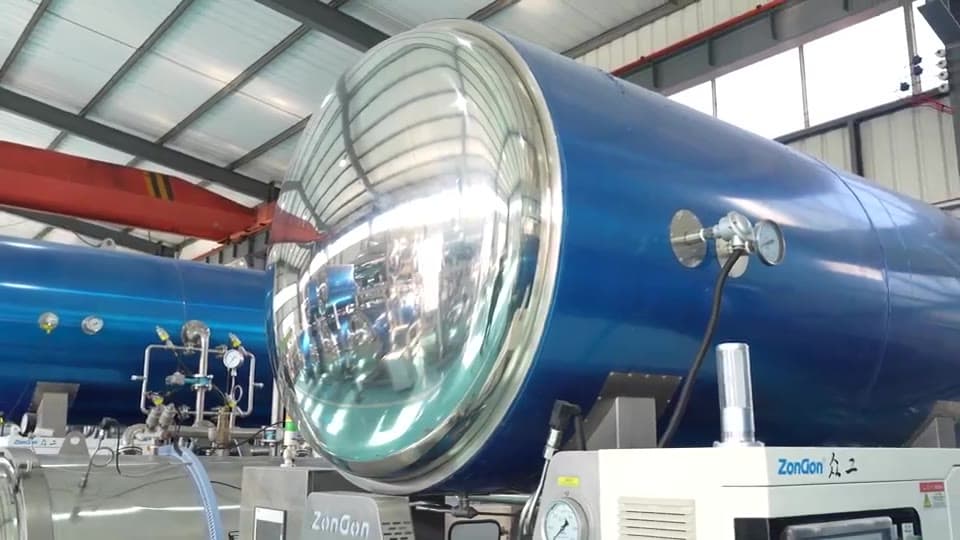 Water Spray Retort Sterilizer — detail view