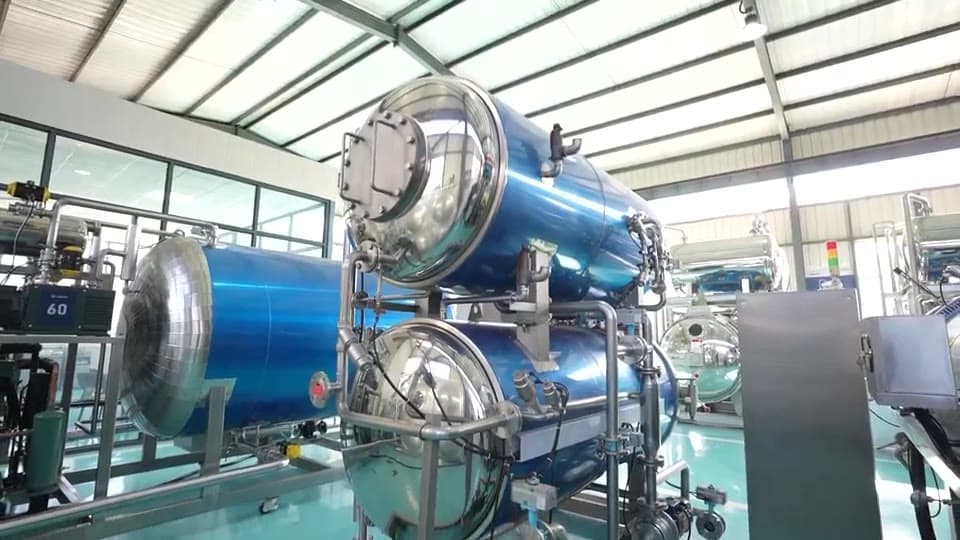 Water Spray Retort Sterilizer — detail view